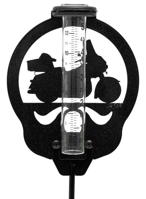 FULL DRESSED MOTORCYCLE Rain Gauge