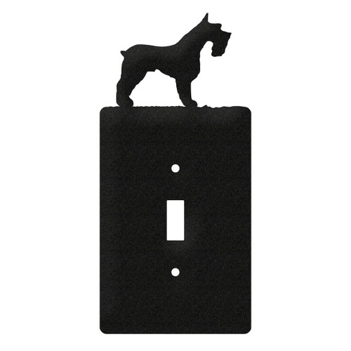 SCHNAUZER Dog Metal Plate Cover