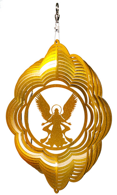 ANGEL Cloud Swirly Metal Wind Spinner 
