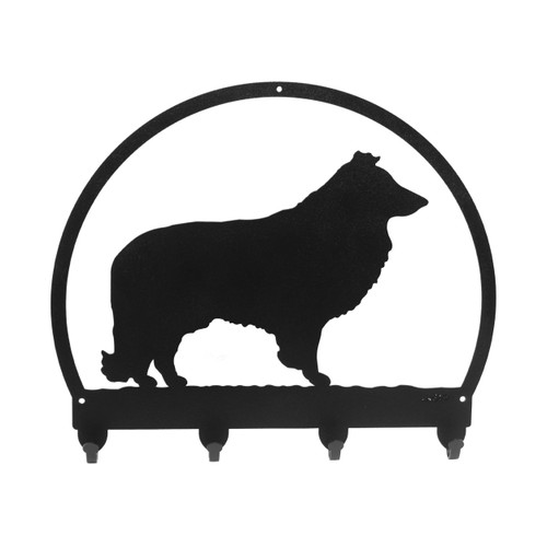 SHELTIE Dog Metal Key Chain Holder Hanger