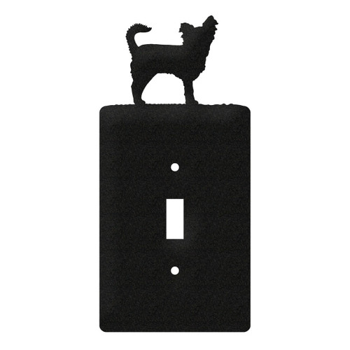 LONG HAIR CHIHUAHUA Dog Metal Plate Cover