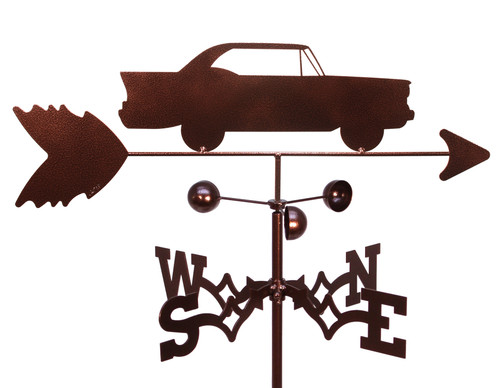 57 Chevy Race Car Auto Weathervane