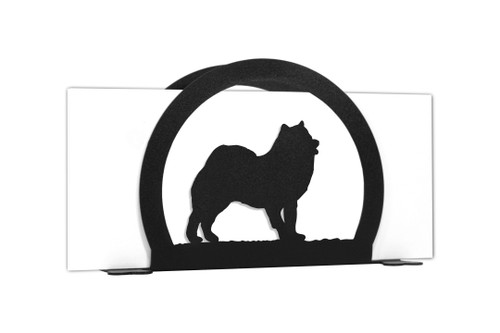 SAMOYED Dog Metal Letter Holder Napkin Holder