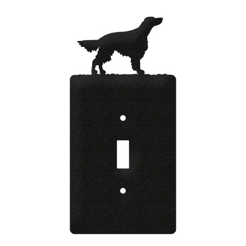 IRISH SETTER Dog Metal Plate Cover