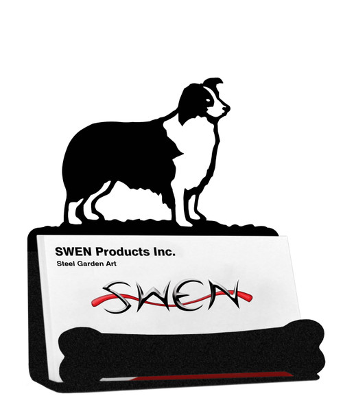 BORDER COLLIE Business Card Holder