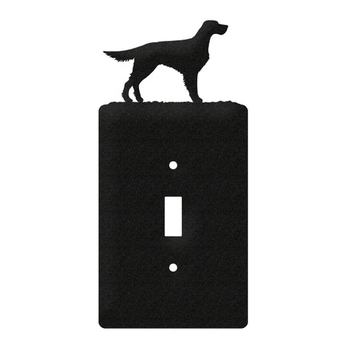 GORDON ENGLISH SETTER Dog Metal Plate Cover