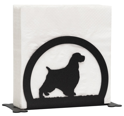 ENGLISH SPRINGER SPANIEL Dog Metal Letter Holder Napkin Holder