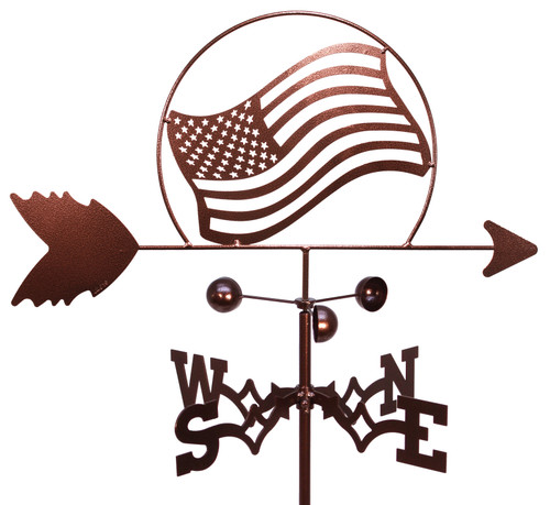 United States Of American Flag Weathervane
