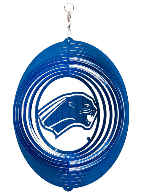 EASTERN ILLINOIS PANTHERS Collegiate Swirly Metal Wind Spinner 