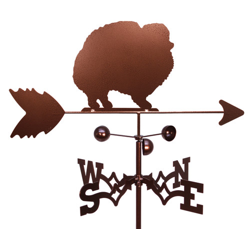 Pomeranian Dog Weathervane