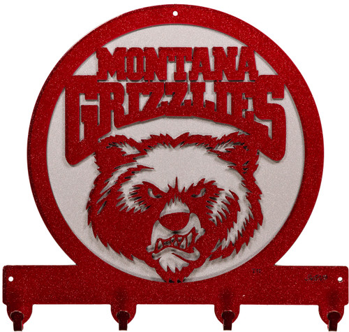 MONTANA GRIZZLIES Metal Key Chain Holder Hanger