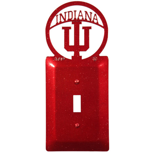 INDIANA HOOSIERS Collegiate Metal Plate Cover