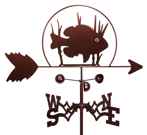 Fish Sun Pan Weathervane