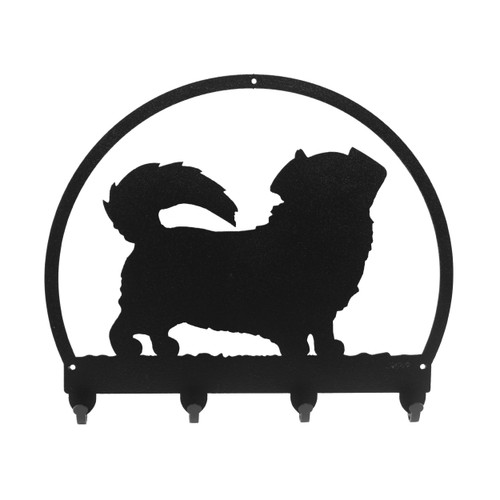 TIBETAN SPANIEL Dog Metal Key Chain Holder Hanger