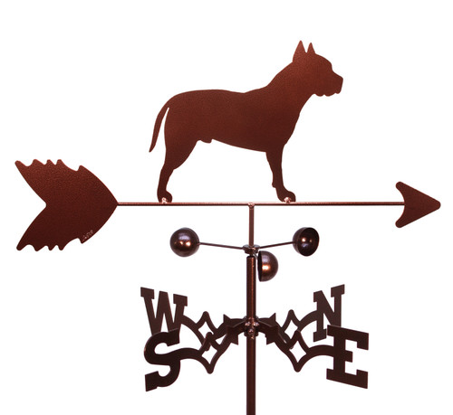 American Stafford Pit Bull Dog Weathervane