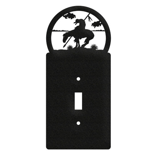 HORSE END OF TRAIL Metal Plate Cover