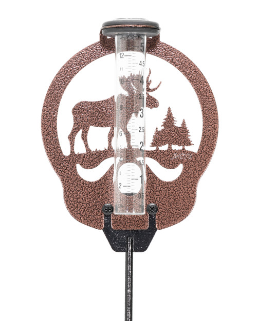 MOOSE Metal Steel Rain Gauge