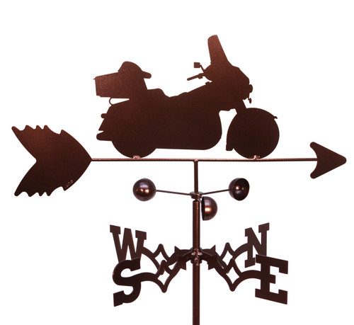 Full Dressed Harley Motorcycle Weathervane