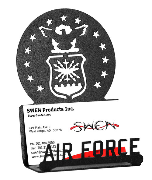US AIR FORCE Black Business Card Holder