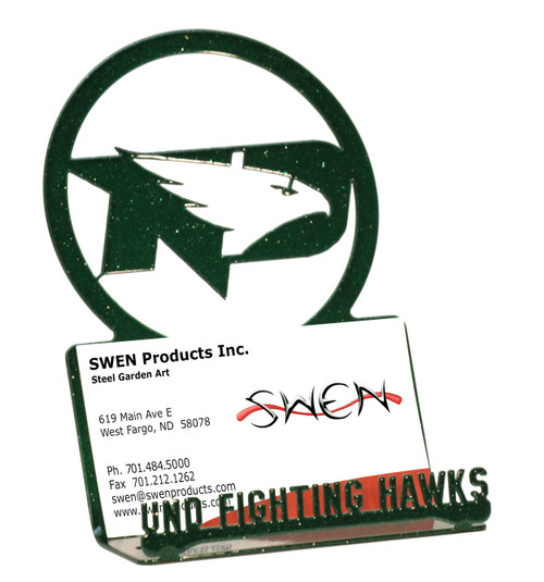NORTH DAKOTA FIGHTING HAWKS Business Card Holder