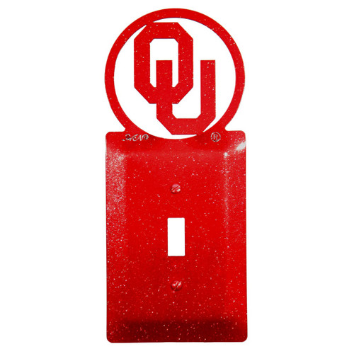 OKLAHOMA SOONERS Collegiate Metal Plate Cover