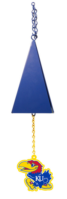 KANSAS JAYHAWKS Collegiate Bell Wind Chime