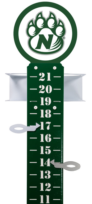 NORTHWEST MISSOURI BEARCATS Steel Metal Lawn Scoreboard Yard Score Keeper w/ Cup Holder