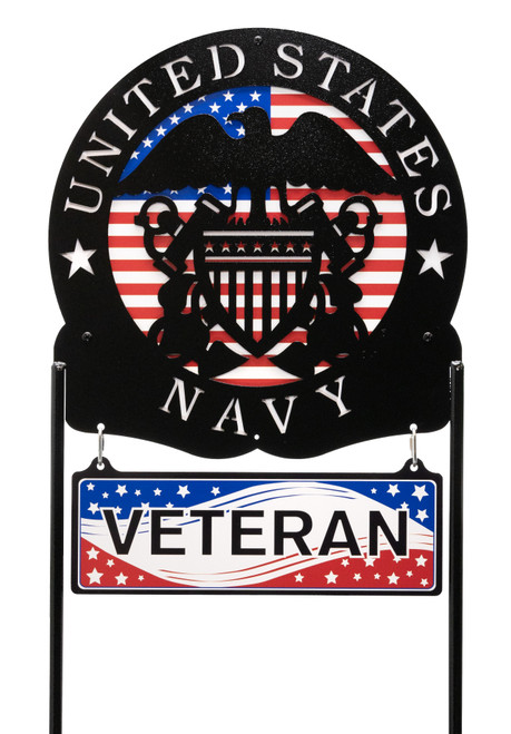 US NAVY Scenic Metal Yard Sign