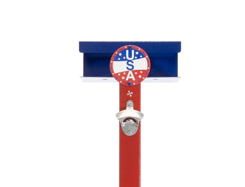 FLAG - AMERICA Collegiate Metal Drink Stand