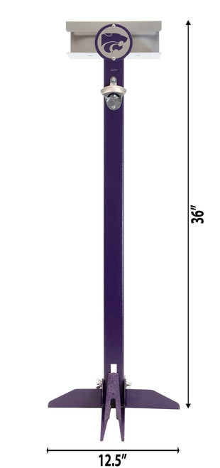 KANSAS STATE WILDCATS Collegiate Metal Drink Stand Dimensions