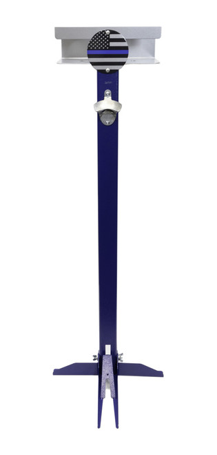 BACK THE BLUE Metal Drink Stand