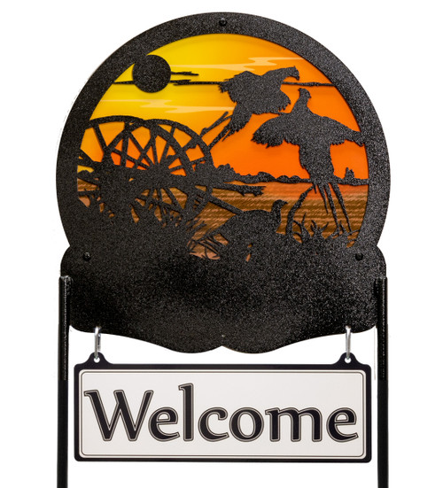 PHEASANT Scenic Metal Yard Sign