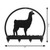 LLAMA ALPACA Metal Key Chain Holder Hanger Dimensions