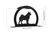 NORWEGIAN ELKHOUND Dog Metal Letter Holder Napkin Holder Dimensions