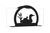 LOON Metal Letter Holder Napkin Holder