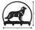 GOLDEN RETRIEVER Dog Metal Key Chain Holder Hanger Dimensions