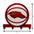 SOUTHERN ILLINOIS SALUKIS Metal Key Chain Holder Hanger 