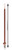 5/8" THREADED SHORT POLE ONLY Coppervein Weathervane Dimensions