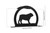 BULL DOG Metal Letter Holder Napkin Holder Dimensions