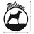 JACK RUSSELL Dog Metal Welcome Sign Dimensions