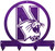NORTHWESTERN WILDCATS Metal Key Chain Holder Hanger