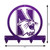NORTHWESTERN WILDCATS Metal Key Chain Holder Hanger