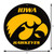 12" IOWA HAWKEYE HAWKEYES Collegiate Logo Metal Wall Art Decor Dimensions