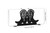 COWBOY BOOTS Metal Letter Holder Napkin Holder Dimensions