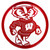 24" WISCONSIN BADGERS Collegiate Logo Metal Wall Art Decor
