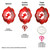 CUPID Cloud Swirly Metal Wind Spinner