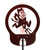 ARIZONA STATE SUN DEVILS Metal Steel Rain Gauge