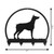 DOBERMAN PINSCHER Dog Metal Key Chain Holder Hanger Dimensions