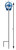 MONTANA STATE BOBCATS Metal Steel Rain Gauge Dimensions