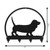 BASSET HOUND Dog Metal Key Chain Holder Hanger Dimensions